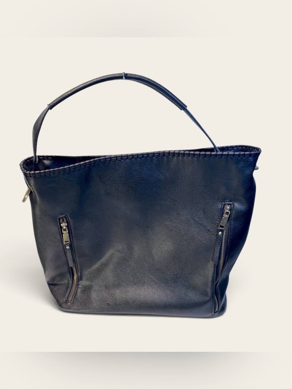 Sleek Black Tote